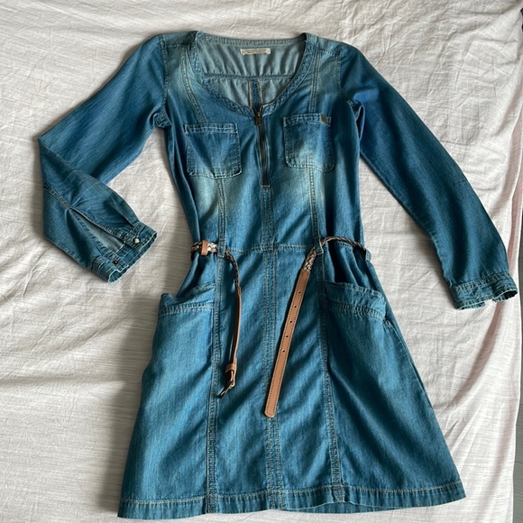 Dress denim style size EU 36/US 6 - Picture 1 of 5